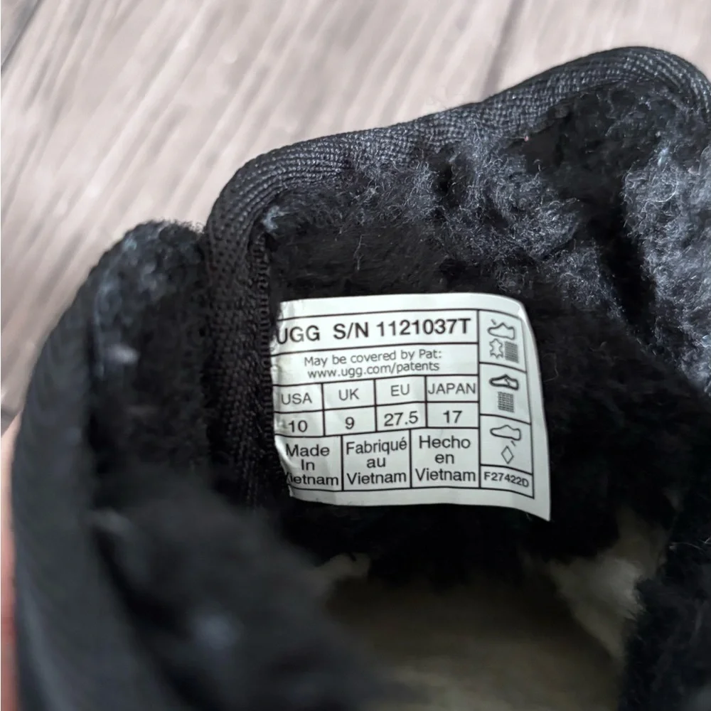 UGG Classic Black Suede Footwear